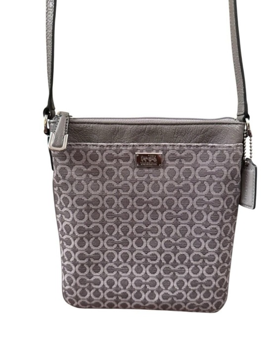 Coach Handbags - Coach Madison Op Art Needlepoint Swingpack